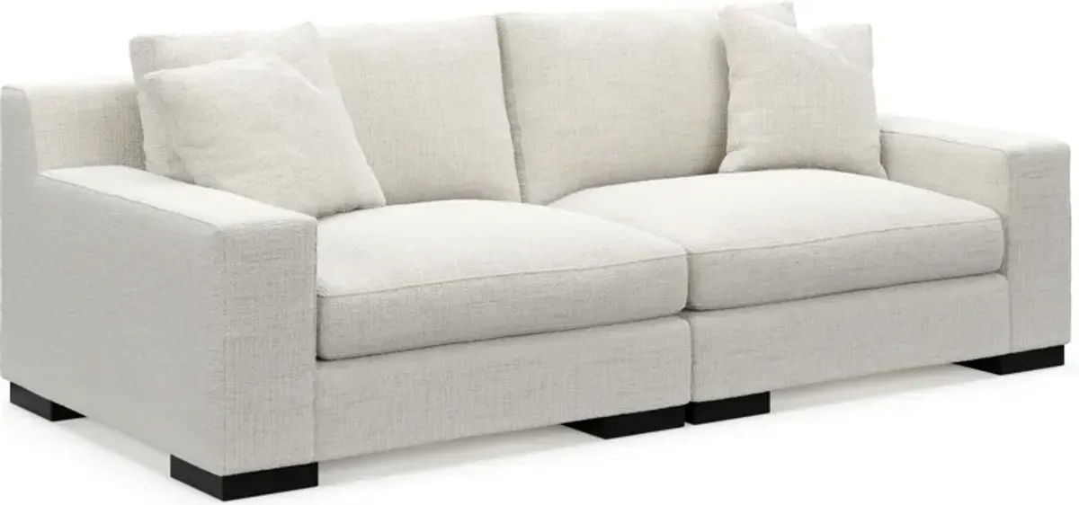 Bondi Foam Comfort 2-Piece Sofa - Bantu Pearl