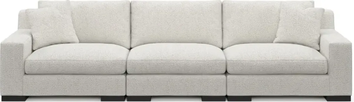 Bondi Foam Comfort 3-Piece Sofa - River Rock Ivory