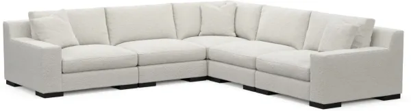 Bondi Foam Comfort Sectional - Texel Gray