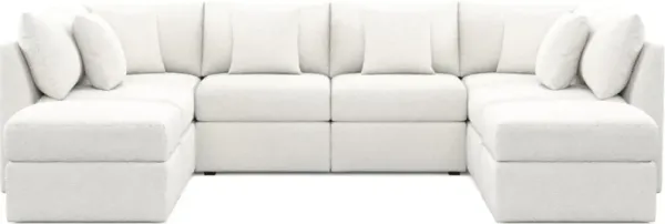 The Pitt Foam Comfort Sectional - Blimey Cloud