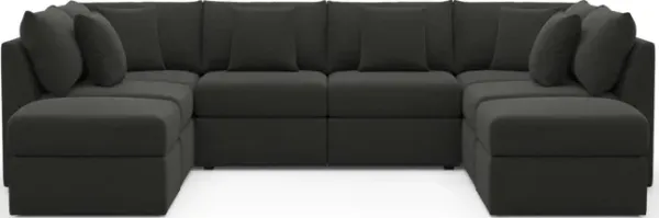 The Pitt Foam Comfort Sectional - Liv Onyx