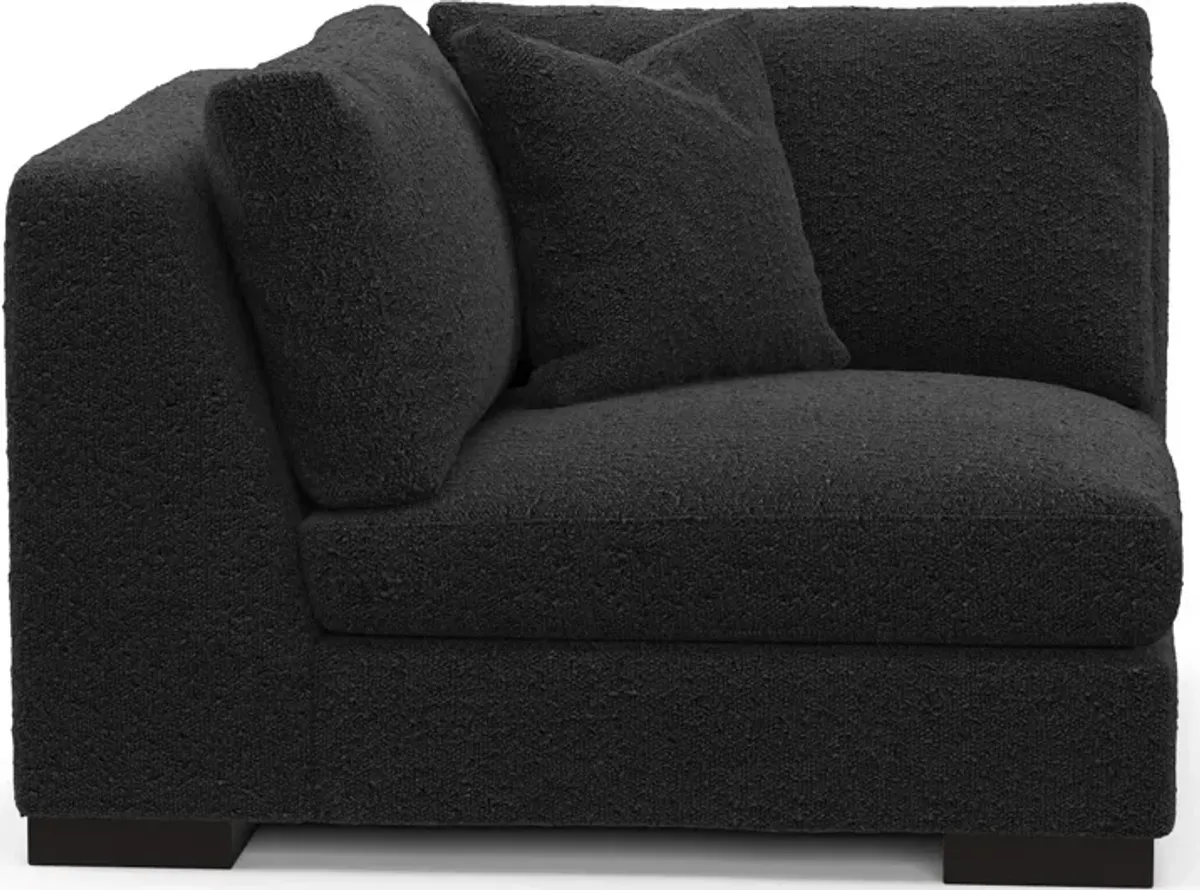 Bondi Hybrid Comfort Corner Chair - Bloke Obsidian