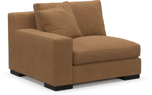 Bondi Hybrid Comfort Left Arm Facing Chair - Texel Caramel