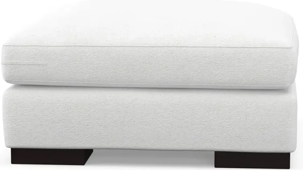 Bondi Hybrid Comfort Ottoman - Lovie Chalk