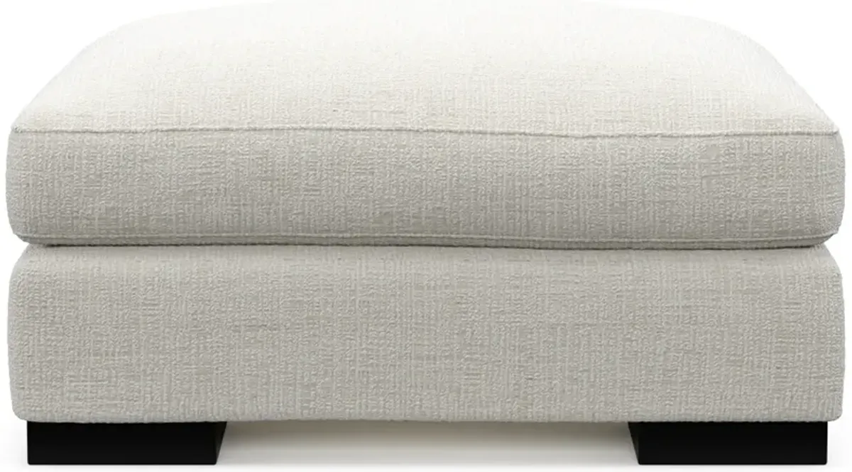 Bondi Hybrid Comfort Ottoman - Bantu Pearl