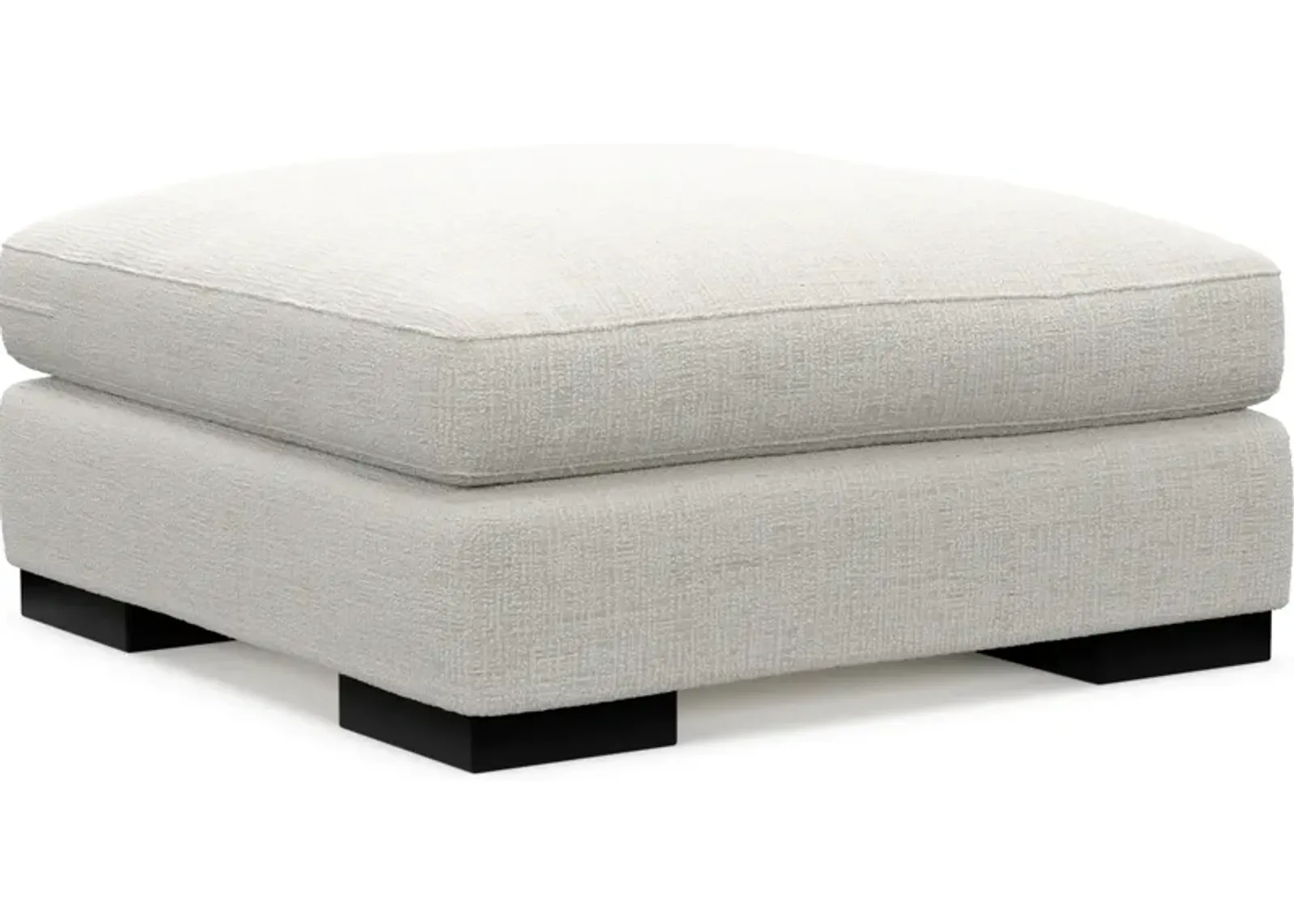 Bondi Hybrid Comfort Ottoman - Bantu Pearl