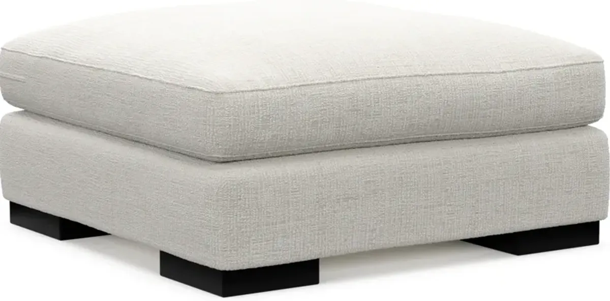 Bondi Hybrid Comfort Ottoman - Bantu Pearl