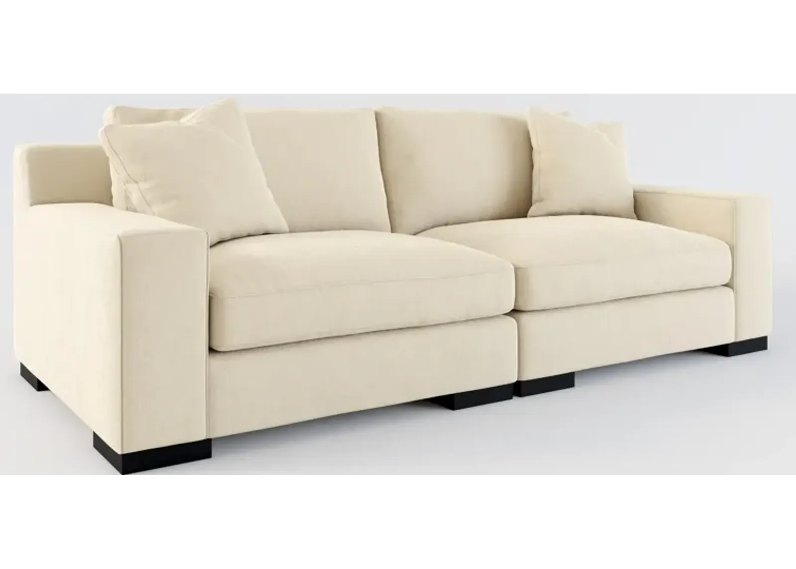 Bondi Hybrid Comfort 2-Piece Sofa - Merrimac Ecru