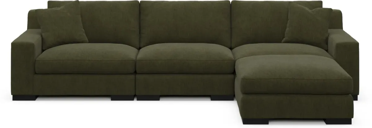 Bondi Hybrid Comfort Sectional - Marina Moss