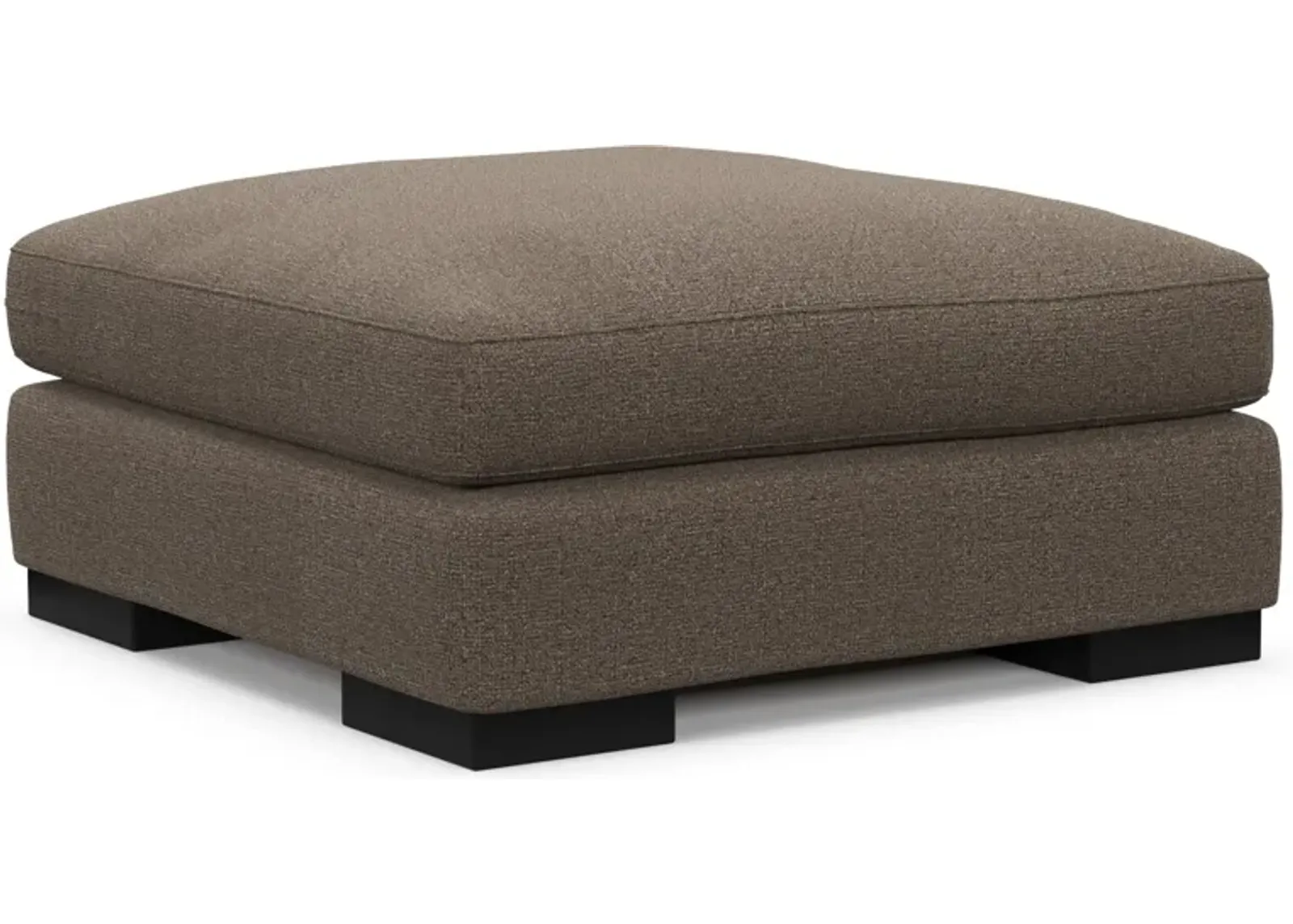 Bondi Foam Comfort Ottoman - Liv Umber