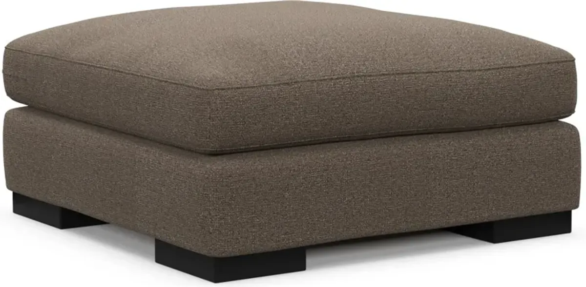 Bondi Foam Comfort Ottoman - Liv Umber