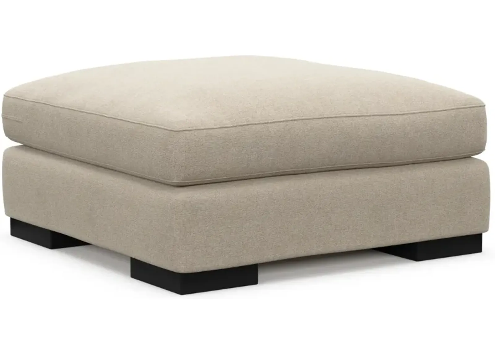 Bondi Foam Comfort Ottoman - Basker Antique