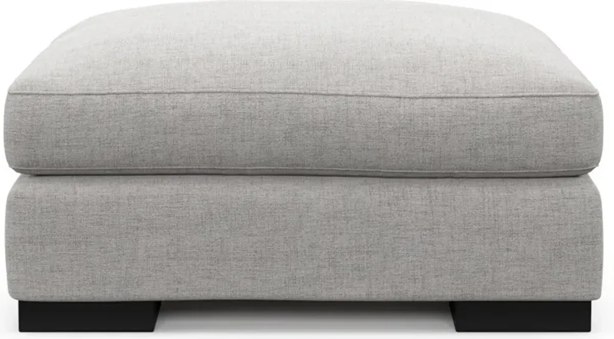 Bondi Foam Comfort Ottoman - Adario Fog