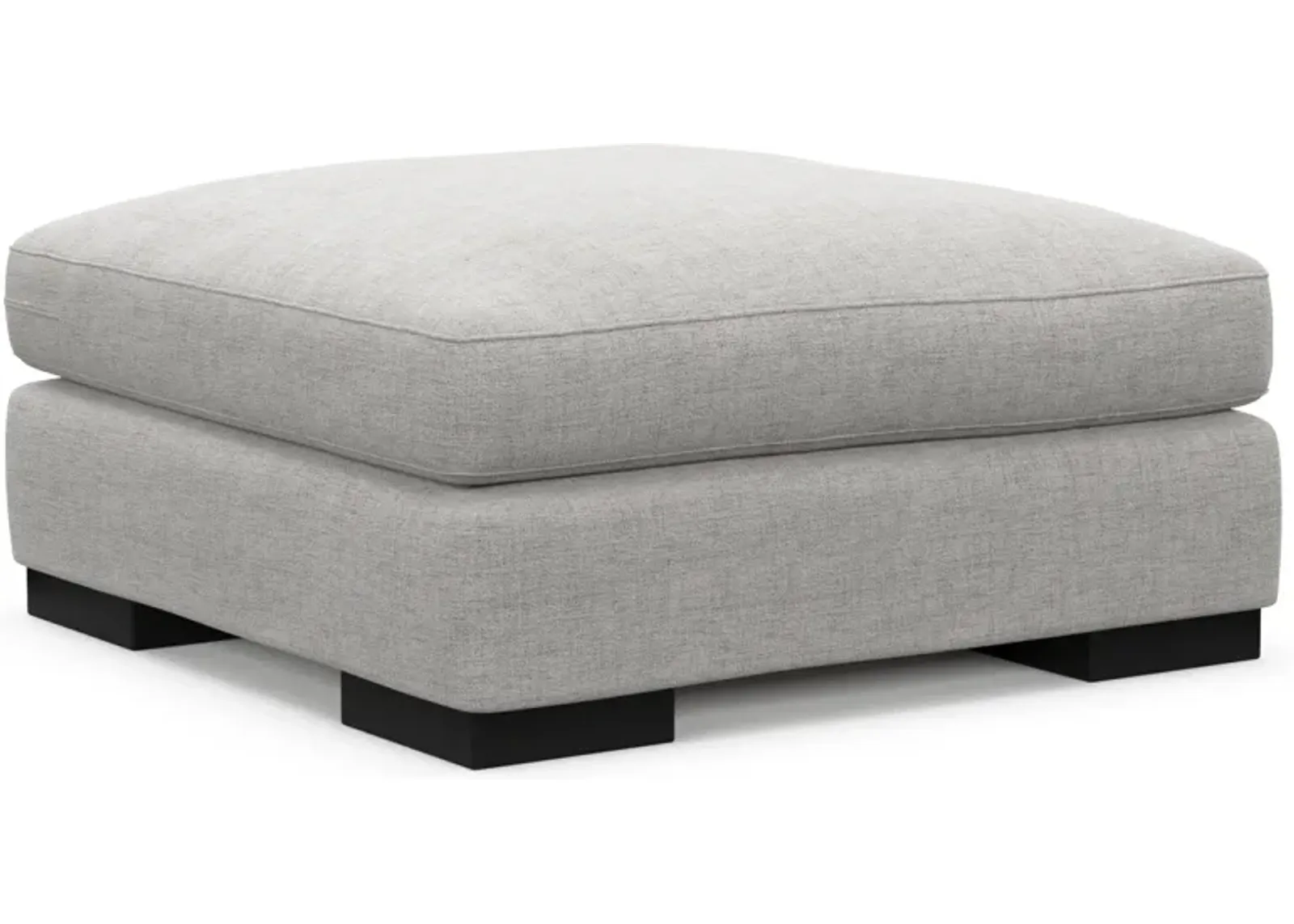 Bondi Foam Comfort Ottoman - Adario Fog