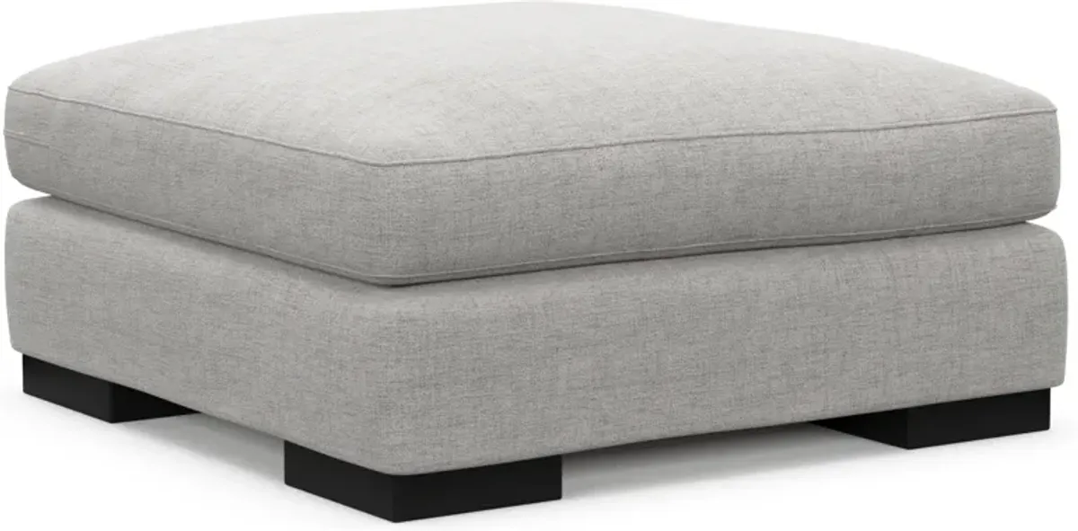 Bondi Foam Comfort Ottoman - Adario Fog