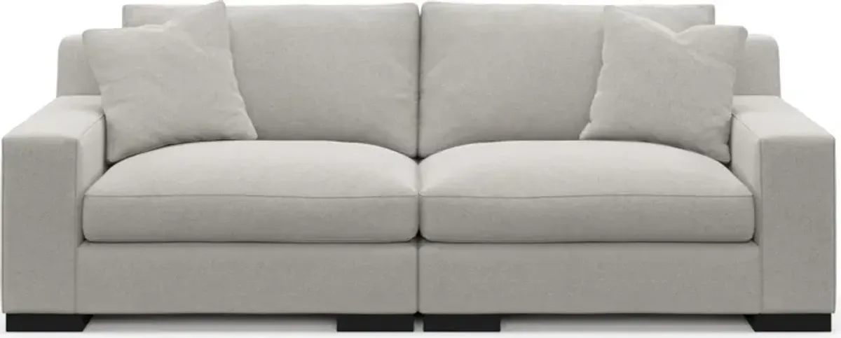 Bondi Foam Comfort 2-Piece Sofa - Basker Dove