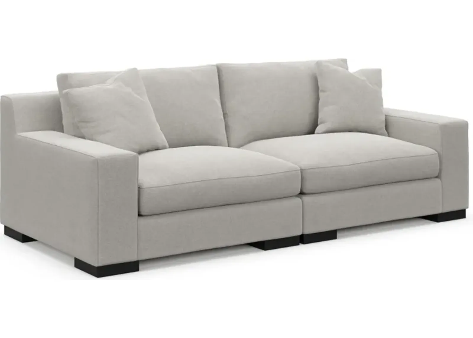 Bondi Foam Comfort 2-Piece Sofa - Basker Dove