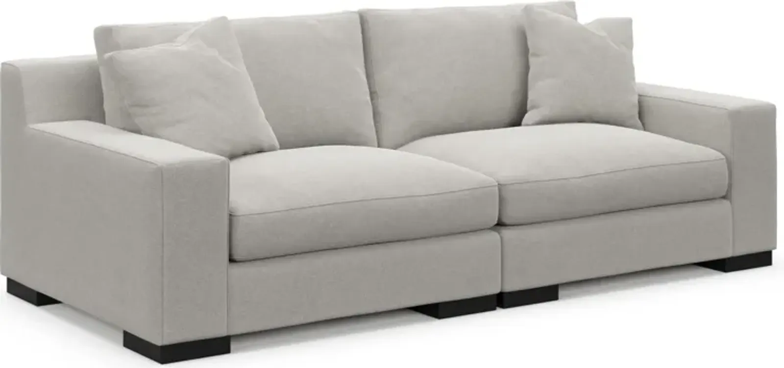 Bondi Foam Comfort 2-Piece Sofa - Basker Dove