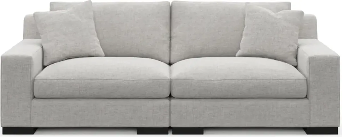 Bondi Foam Comfort 2-Piece Sofa - Adario Fog