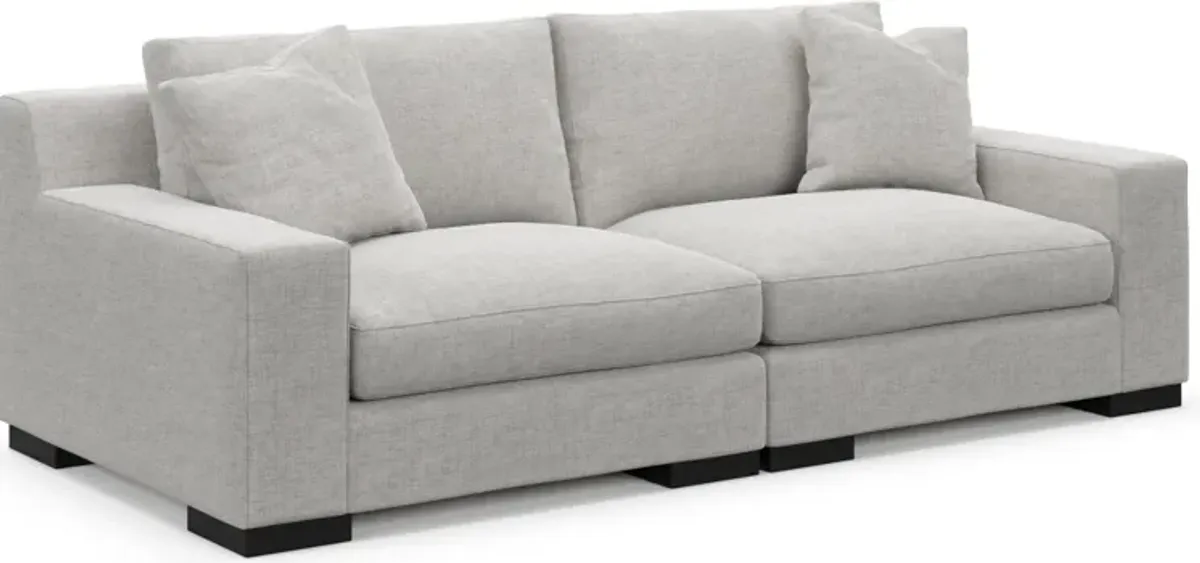 Bondi Foam Comfort 2-Piece Sofa - Adario Fog