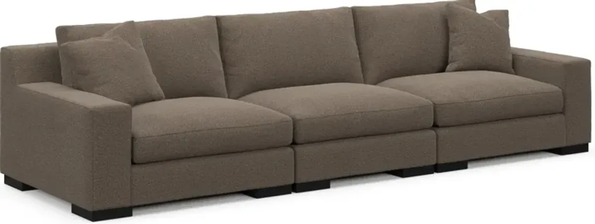 Bondi Foam Comfort 3-Piece Sofa - Liv Umber