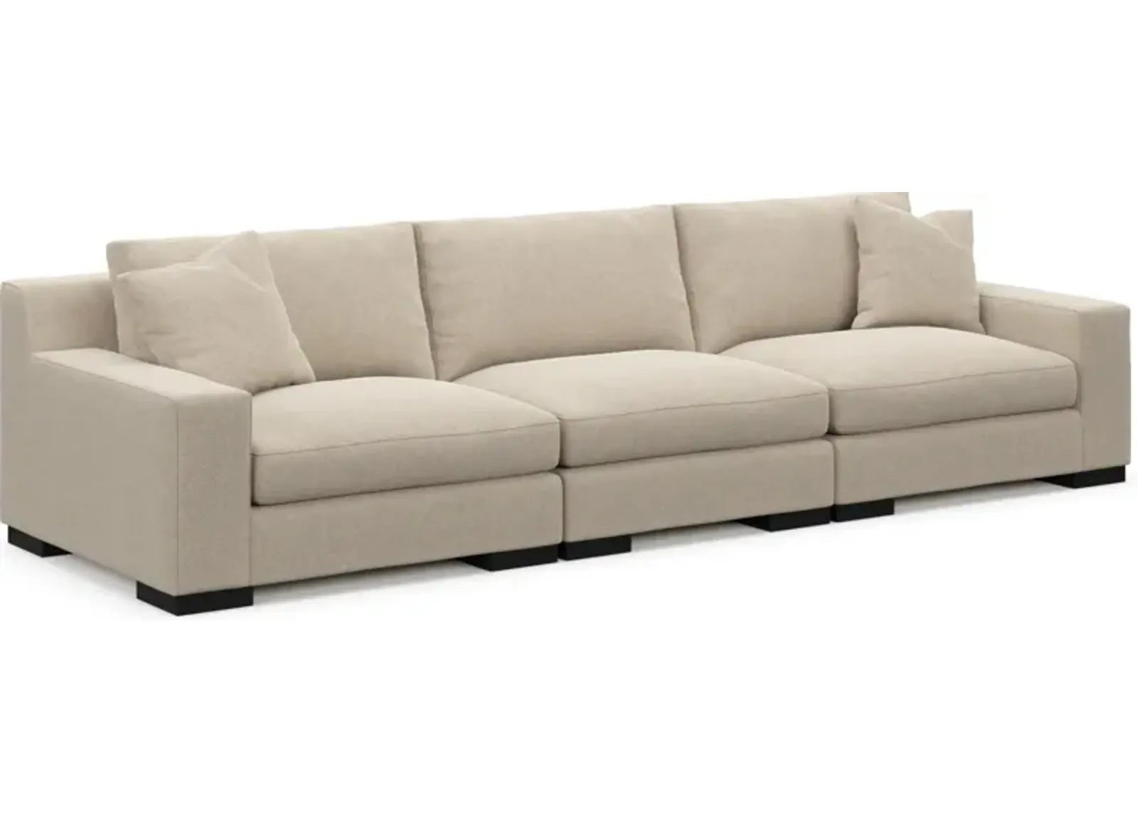 Bondi Foam Comfort 3-Piece Sofa - Basker Antique