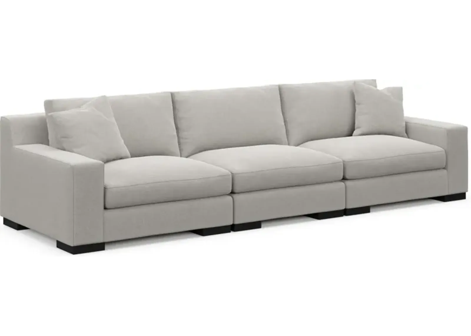 Bondi Foam Comfort 3-Piece Sofa - Basker Dove