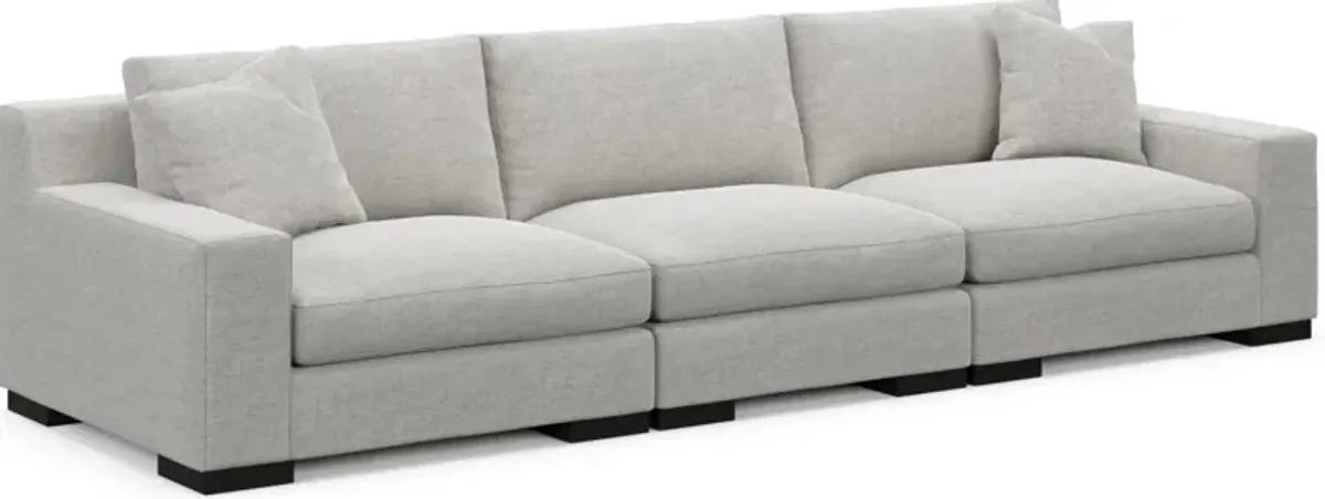 Bondi Foam Comfort 3-Piece Sofa - Adario Fog