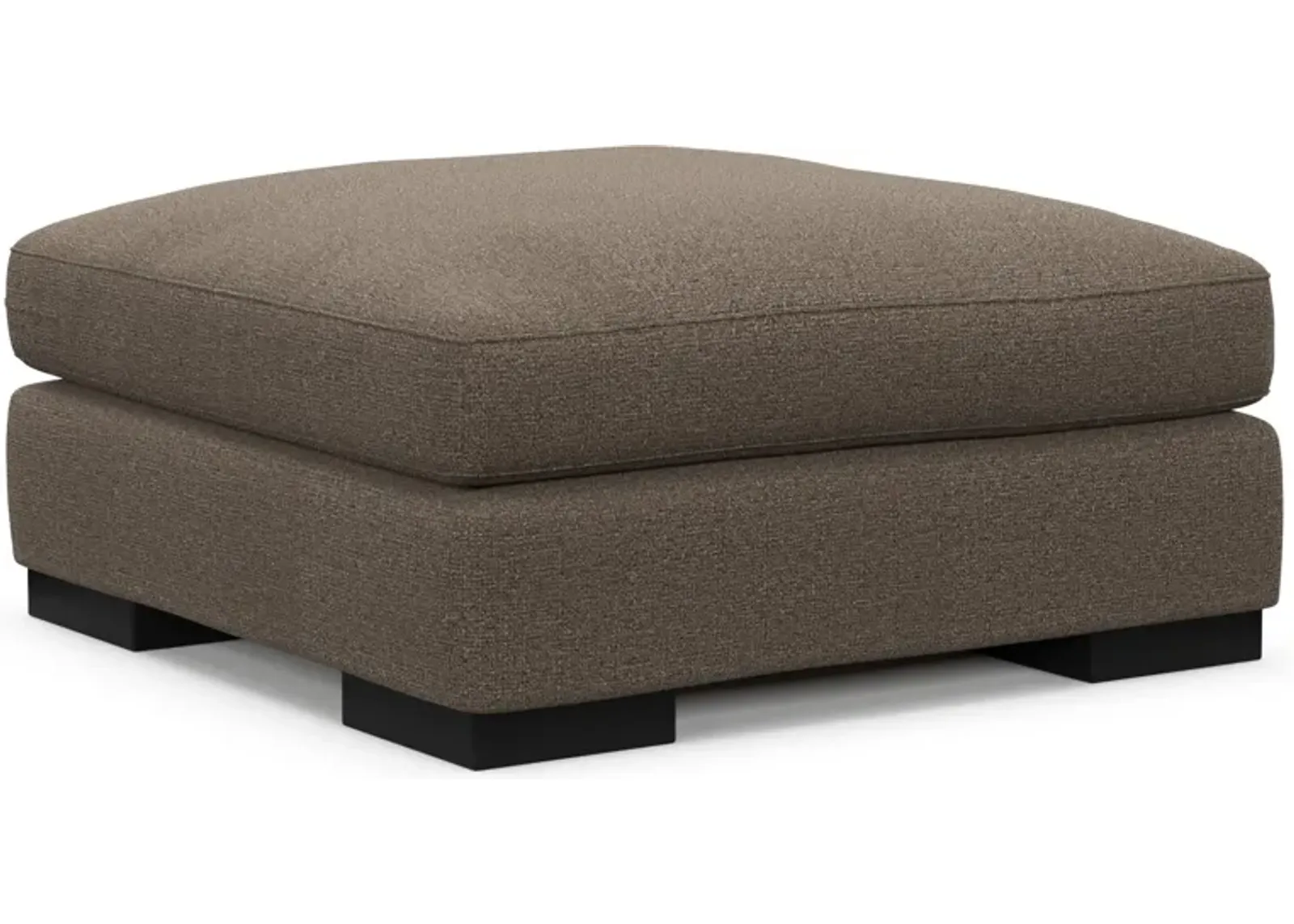 Bondi Hybrid Comfort Ottoman - Liv Umber