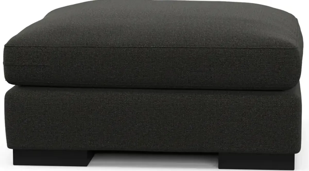 Bondi Hybrid Comfort Ottoman - Liv Onyx