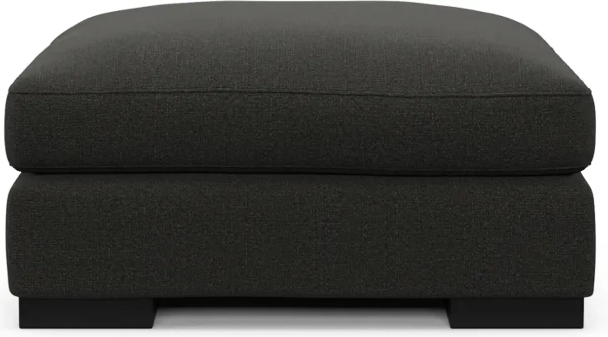 Bondi Hybrid Comfort Ottoman - Liv Onyx