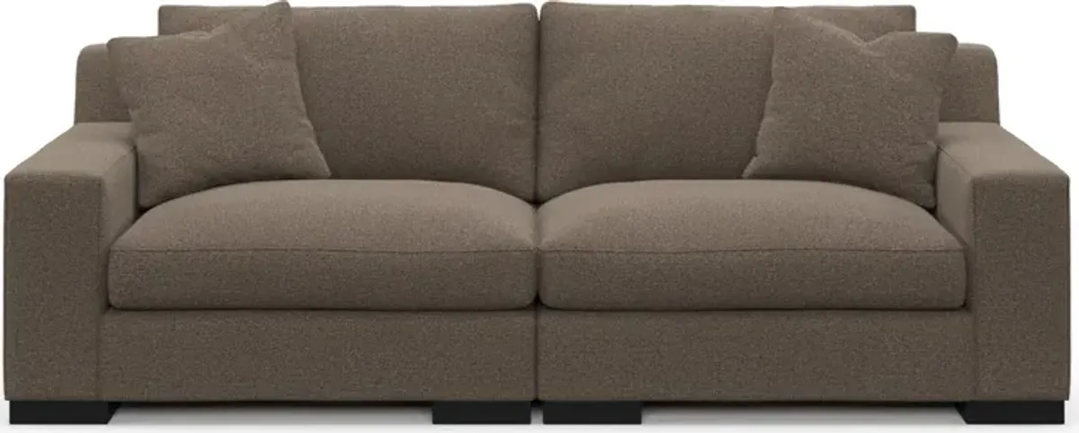 Bondi Hybrid Comfort 2-Piece Sofa - Liv Umber