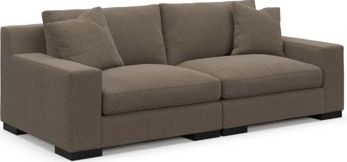 Bondi Hybrid Comfort 2-Piece Sofa - Liv Umber