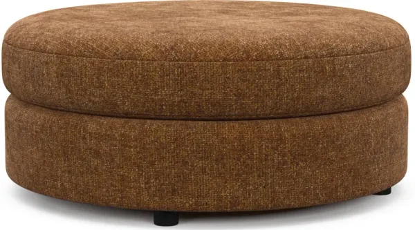 Allegra Foam Comfort Ottoman - Sundar Spice