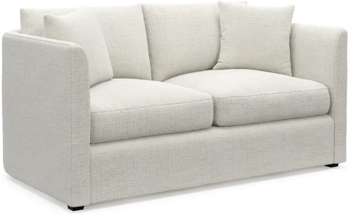 Benji Foam Comfort Loveseat - Bantu Pearl