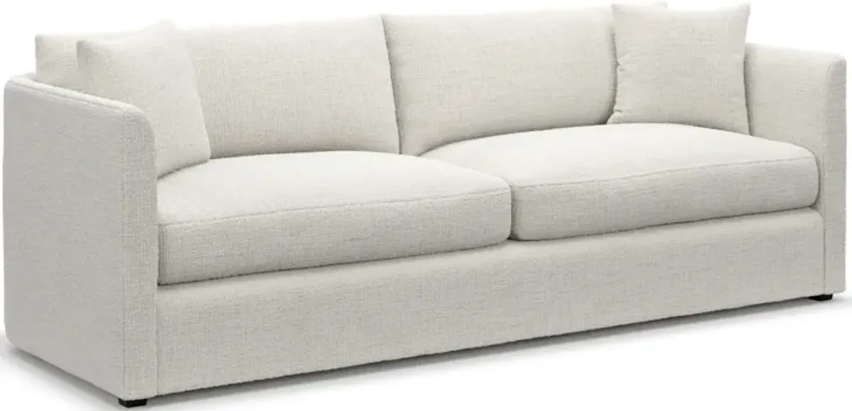 Benji Foam Comfort Sofa and Loveseat Set - Bantu Pearl