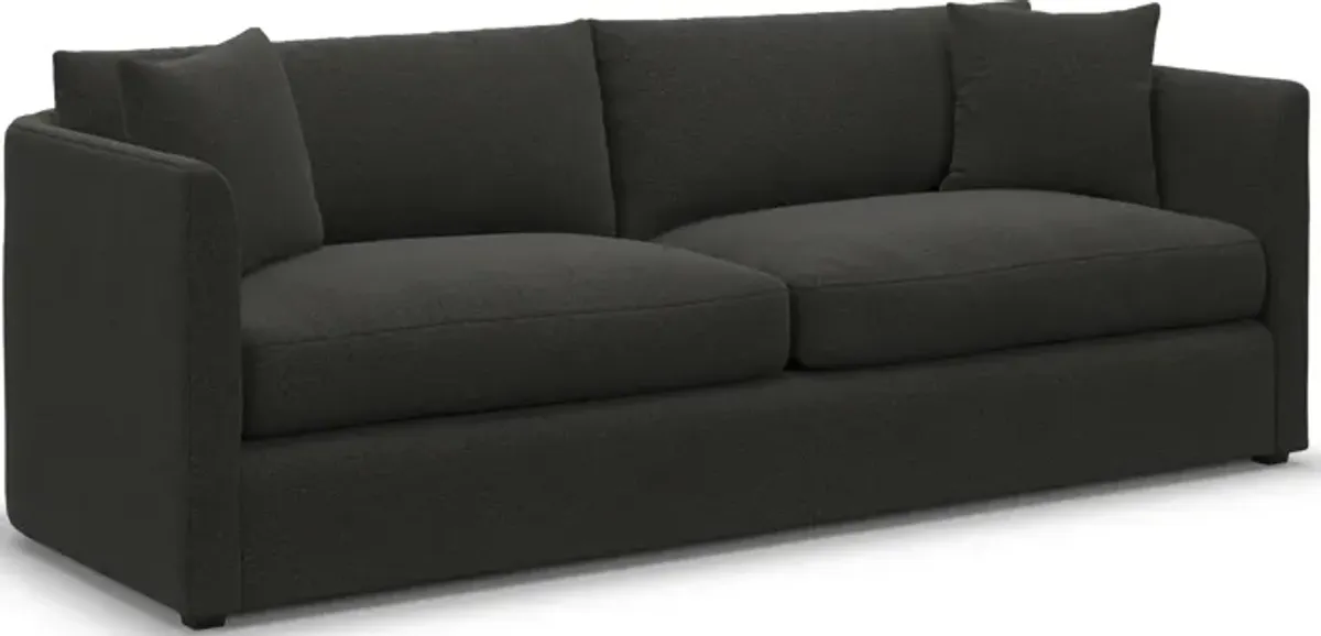 Benji Foam Comfort Sofa - Liv Onyx