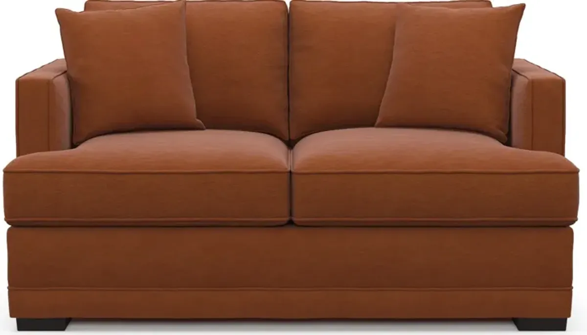 Pembroke Foam Comfort Loveseat - Merrimac Brick