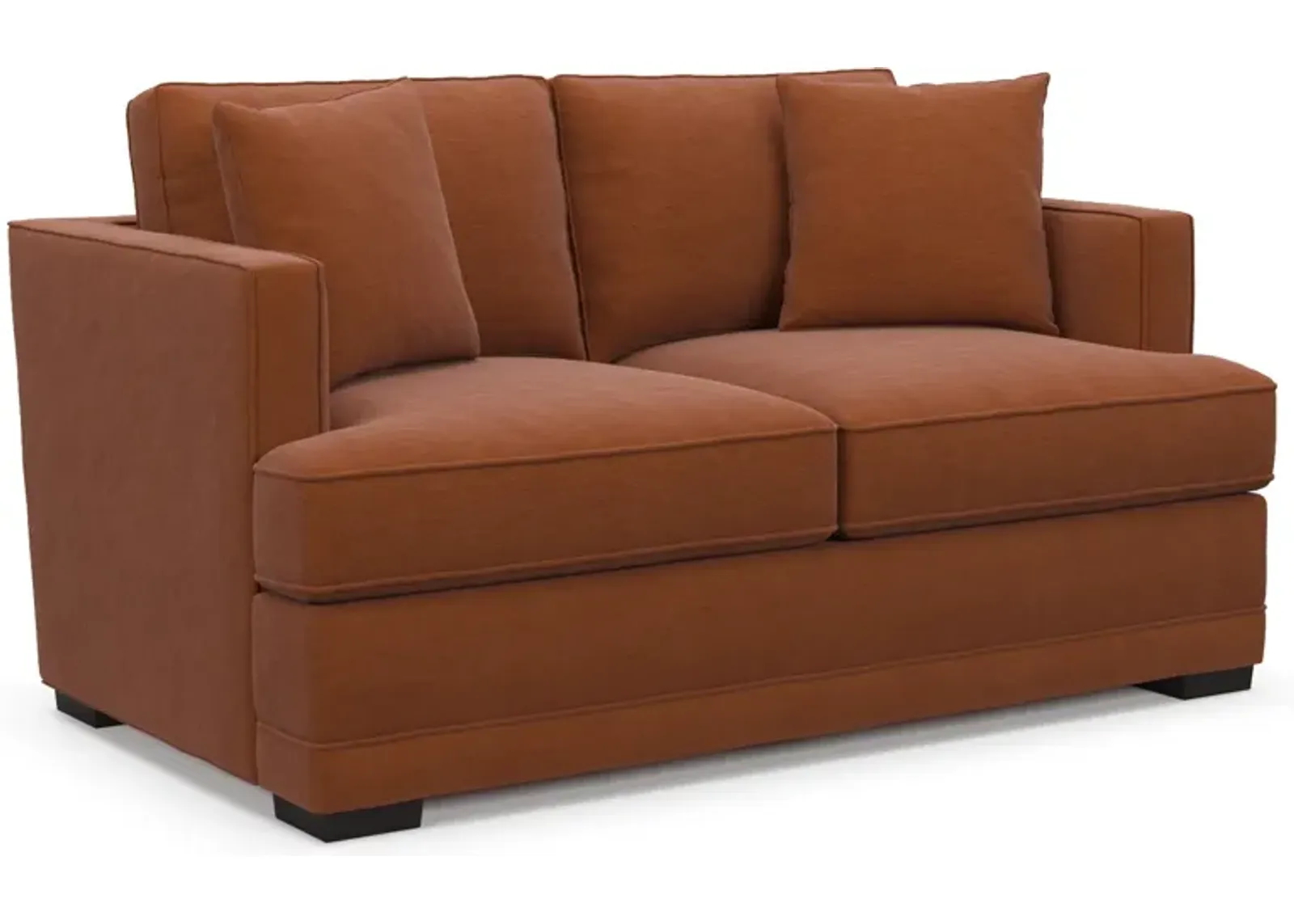 Pembroke Foam Comfort Loveseat - Merrimac Brick