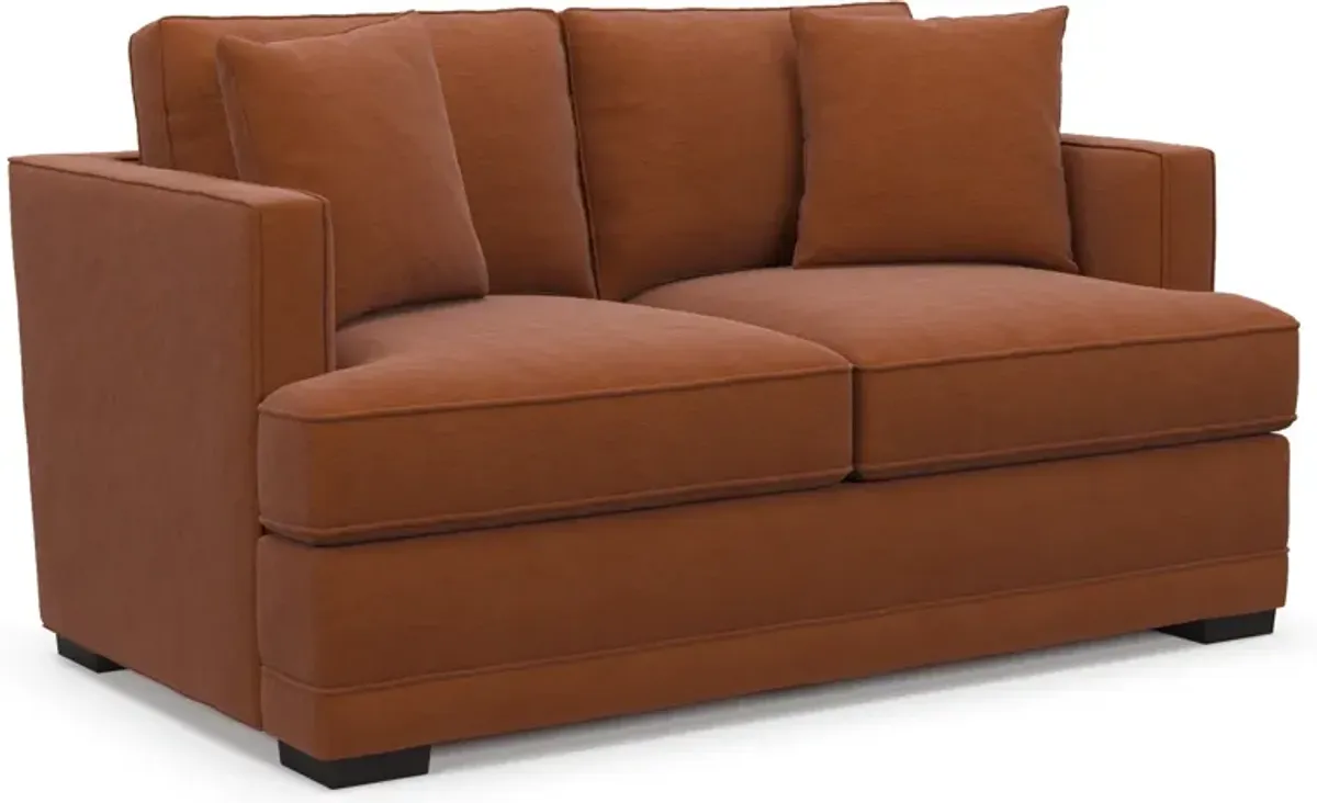 Pembroke Foam Comfort Loveseat - Merrimac Brick