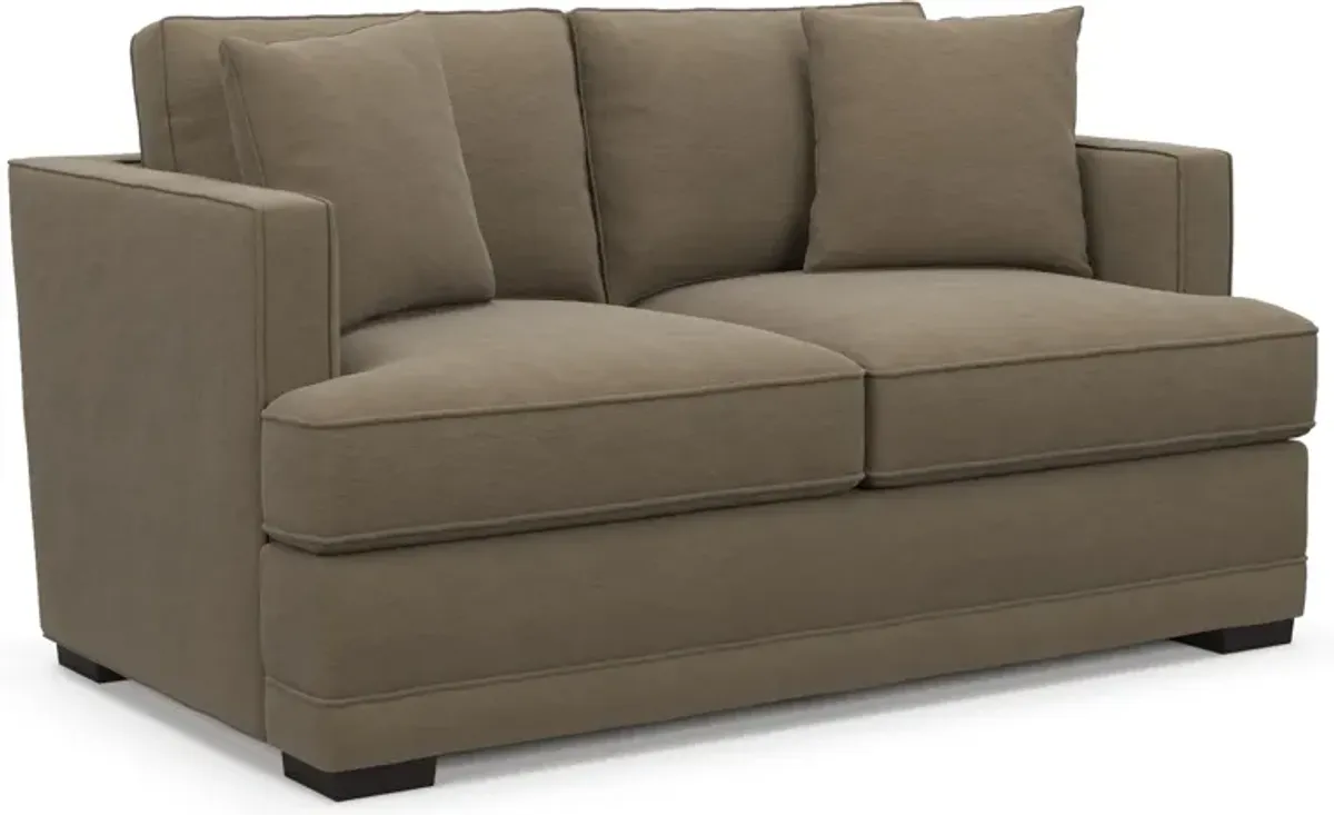 Pembroke Foam Comfort Loveseat - Merrimac Brownstone