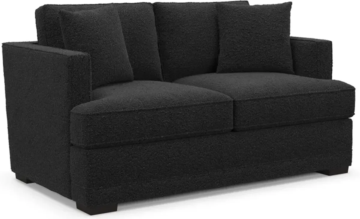 Pembroke Foam Comfort Loveseat - Bloke Obsidian