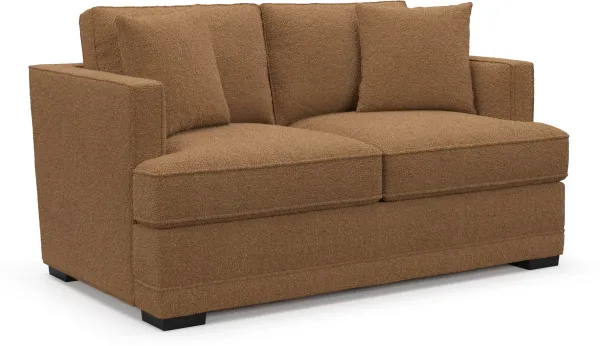 Pembroke Foam Comfort Loveseat - Texel Caramel