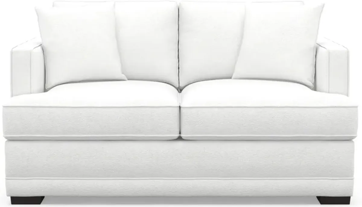 Pembroke Hybrid Comfort Loveseat - Lovie Chalk