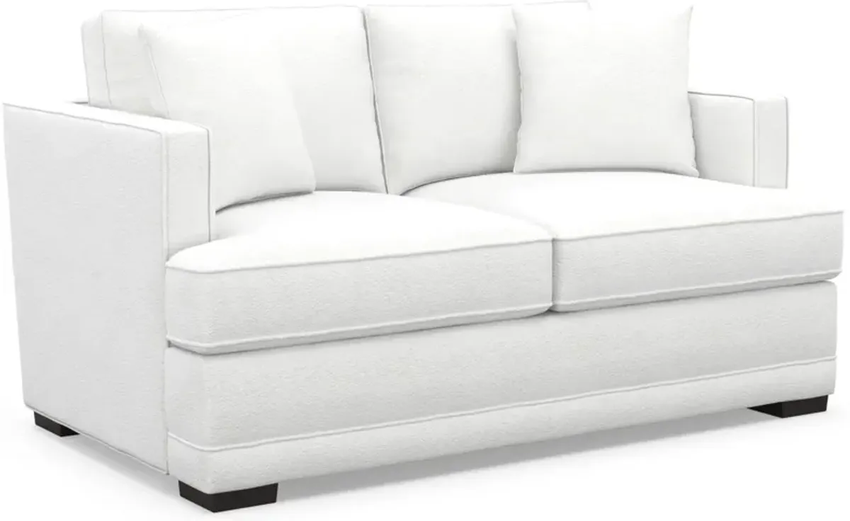 Pembroke Hybrid Comfort Loveseat - Lovie Chalk