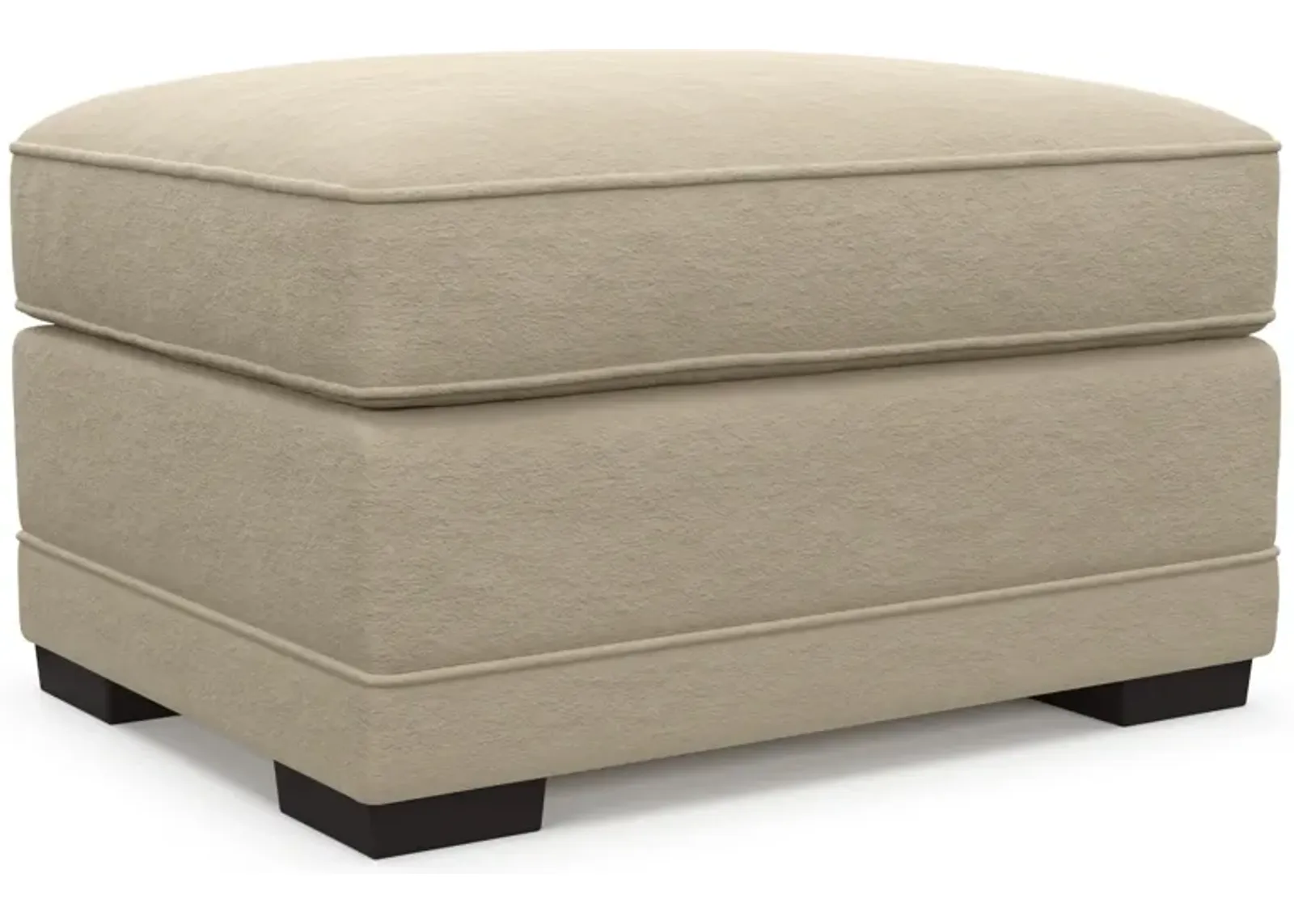 Pembroke Hybrid Comfort Ottoman - Merrimac Ecru