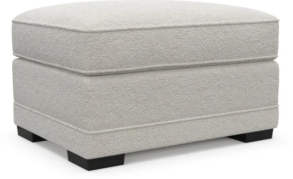 Pembroke Hybrid Comfort Ottoman - Texel Gray