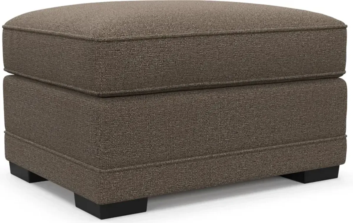 Pembroke Foam Comfort Ottoman - Liv Umber