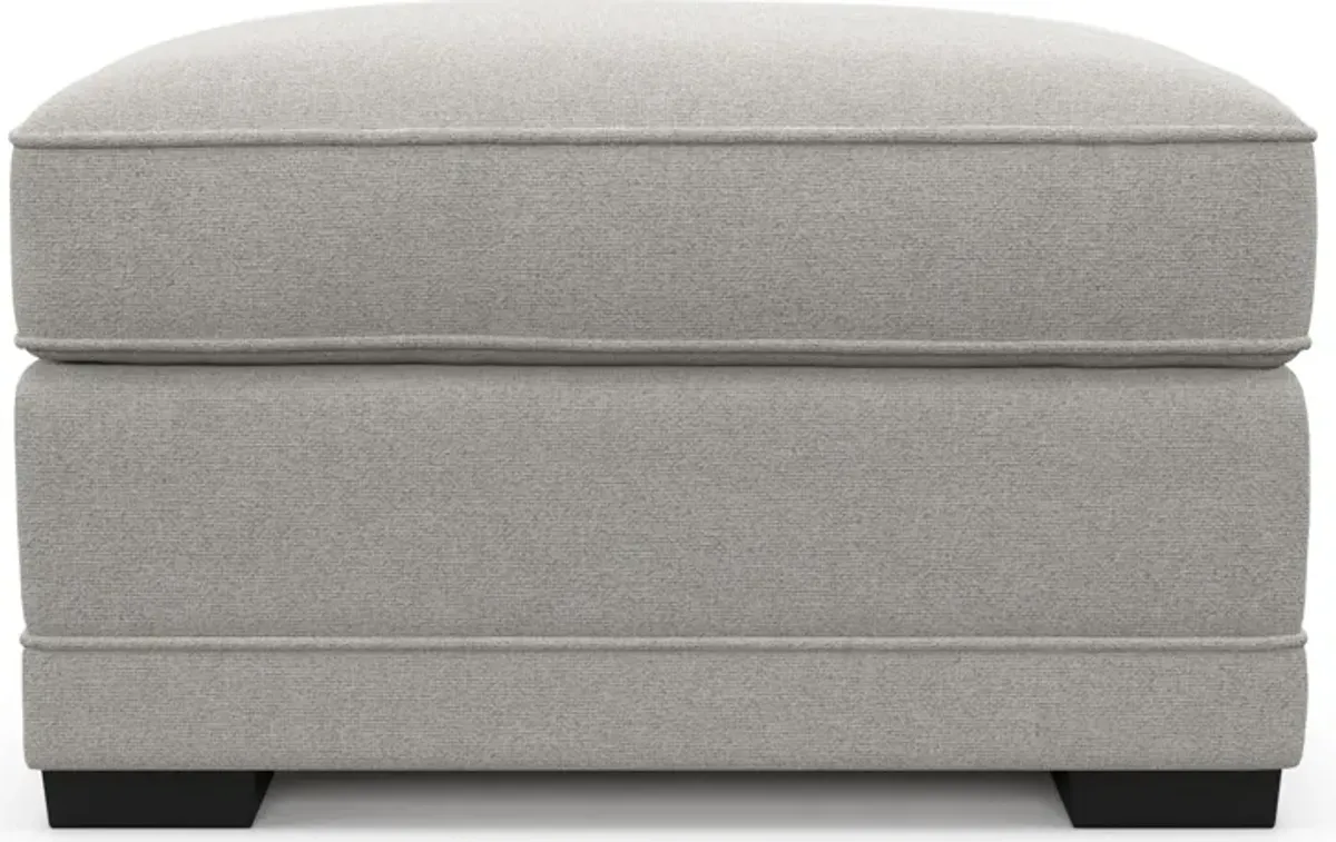 Pembroke Foam Comfort Ottoman - Basker Dove