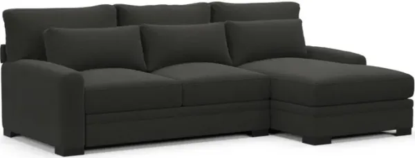 Boston Hybrid Comfort Sectional - Liv Onyx